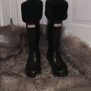 Hunter boots! Hampstead tall, black